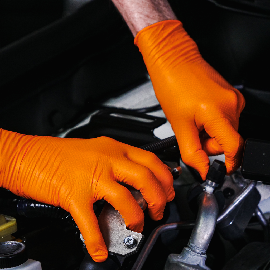 Tiger Grip Gloves in action