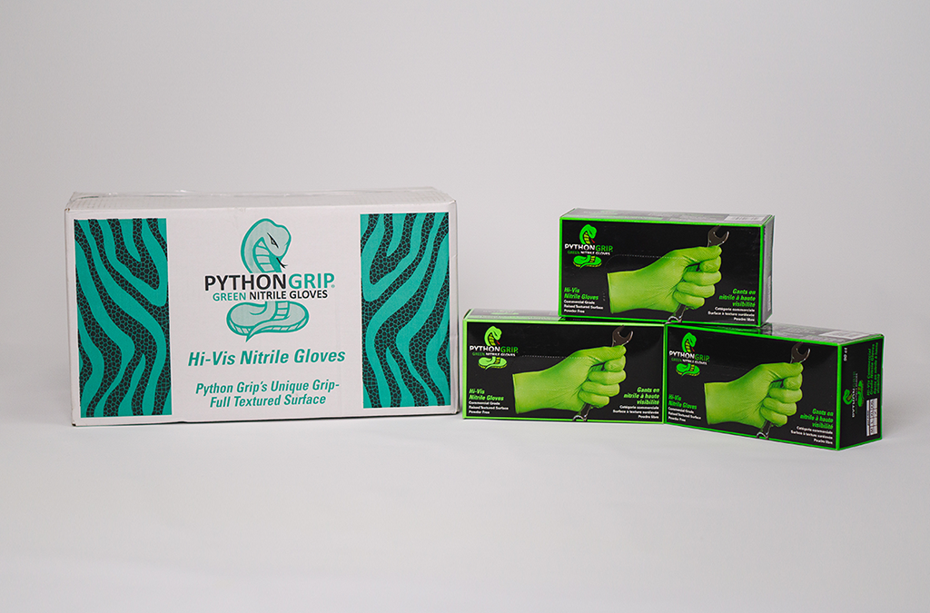 Python Grip Nitrile Gloves EPPCO Enterprises
