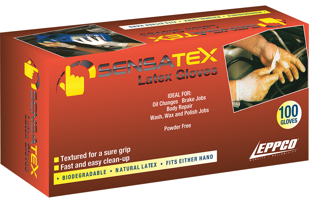 Sensatex latex gloves box
